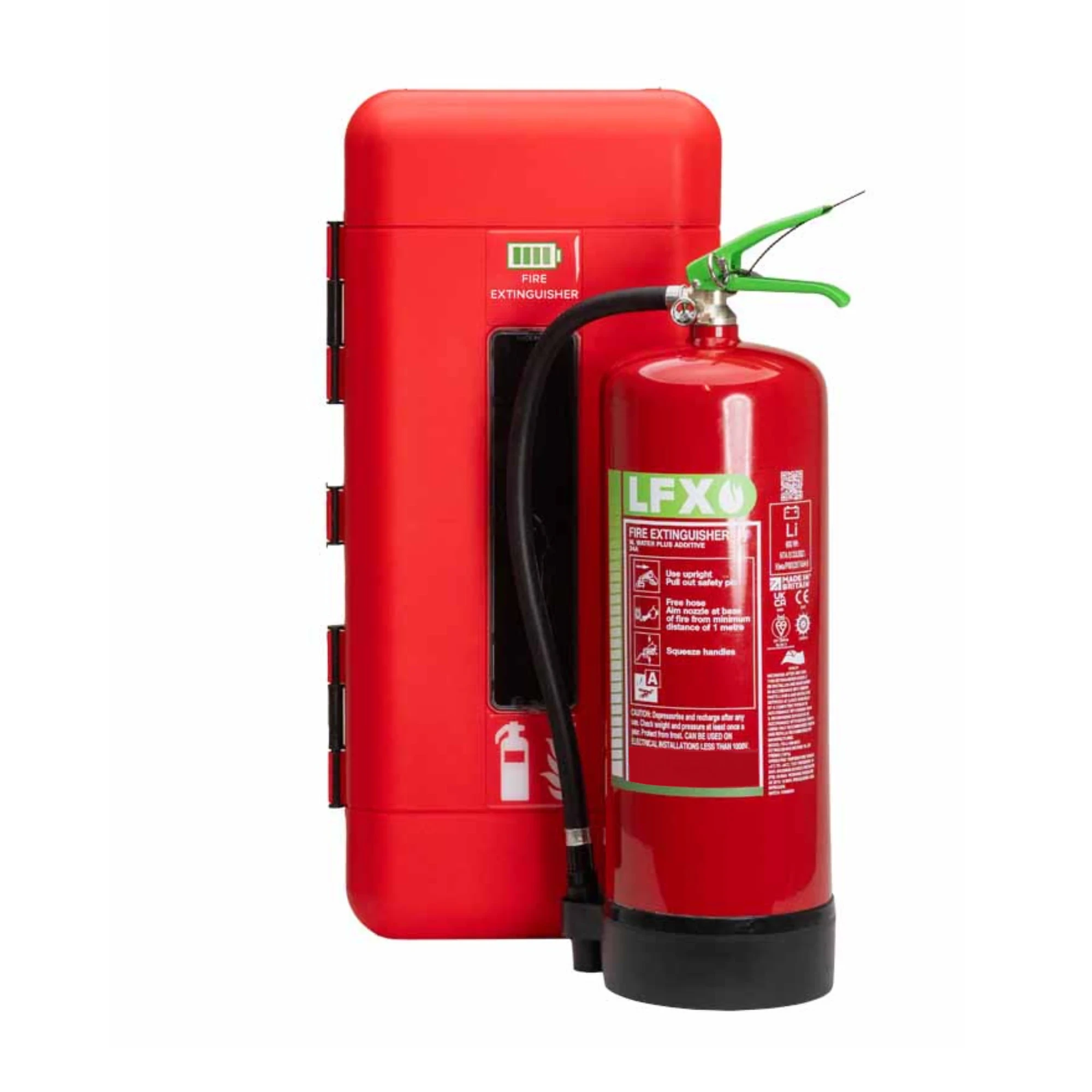 related product fireshield-lfx-lithium-ion-battery-9ltr-fire-extinguisher-and-single-cabinet-bundle-1757331698