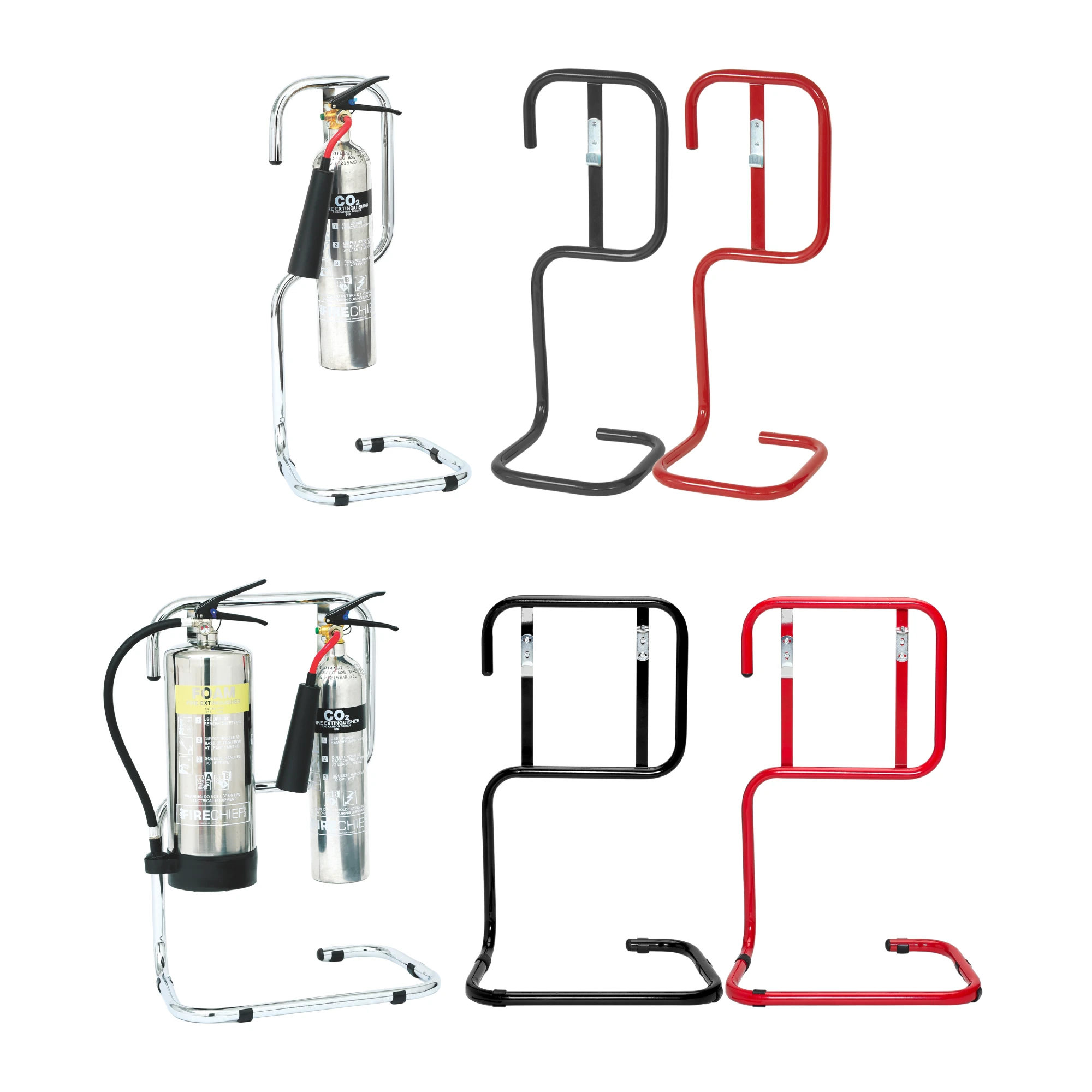 related product group-firechief-tubular-s-shaped-fire-extinguisher-stand