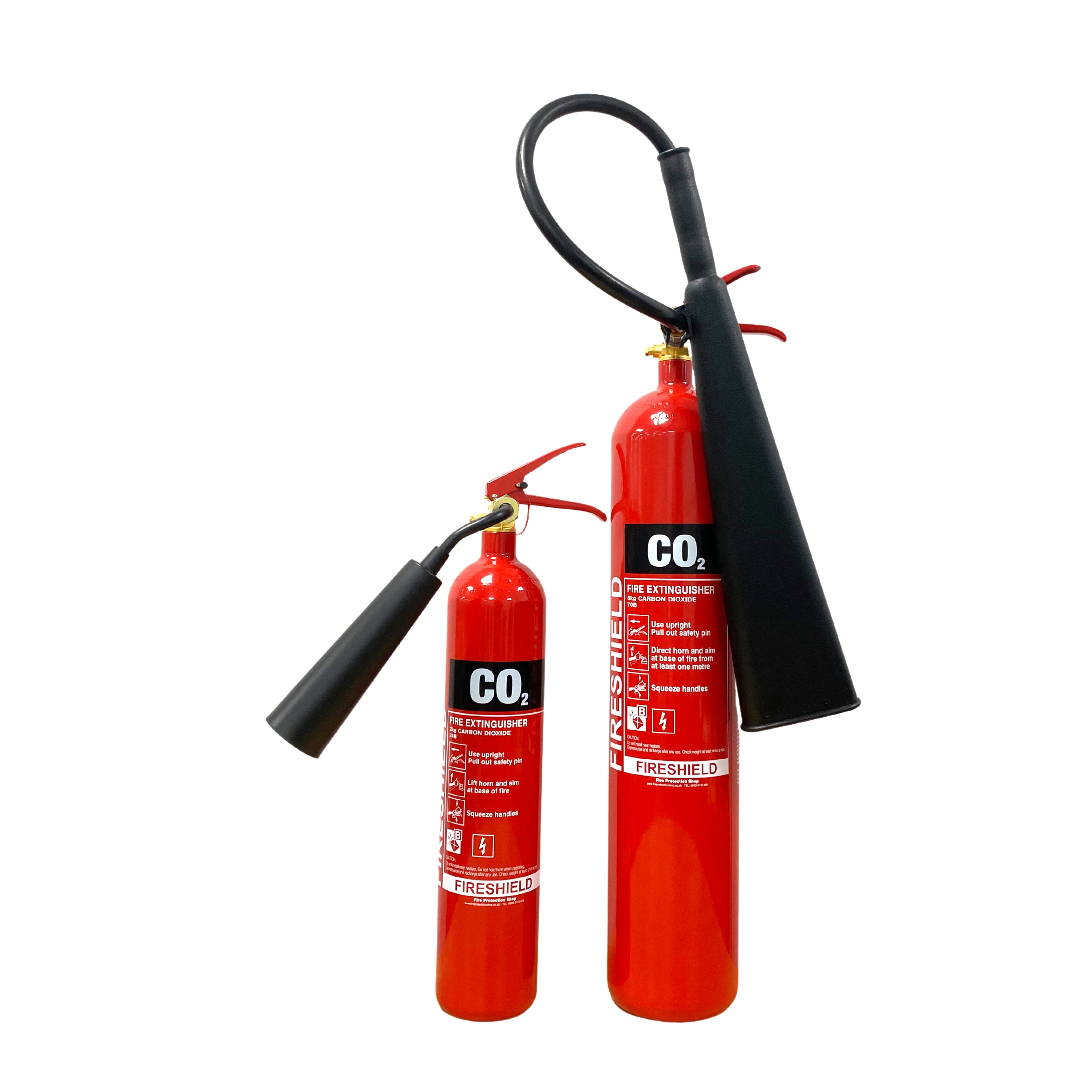 FireShield CO2 Fire Extinguisher-cards