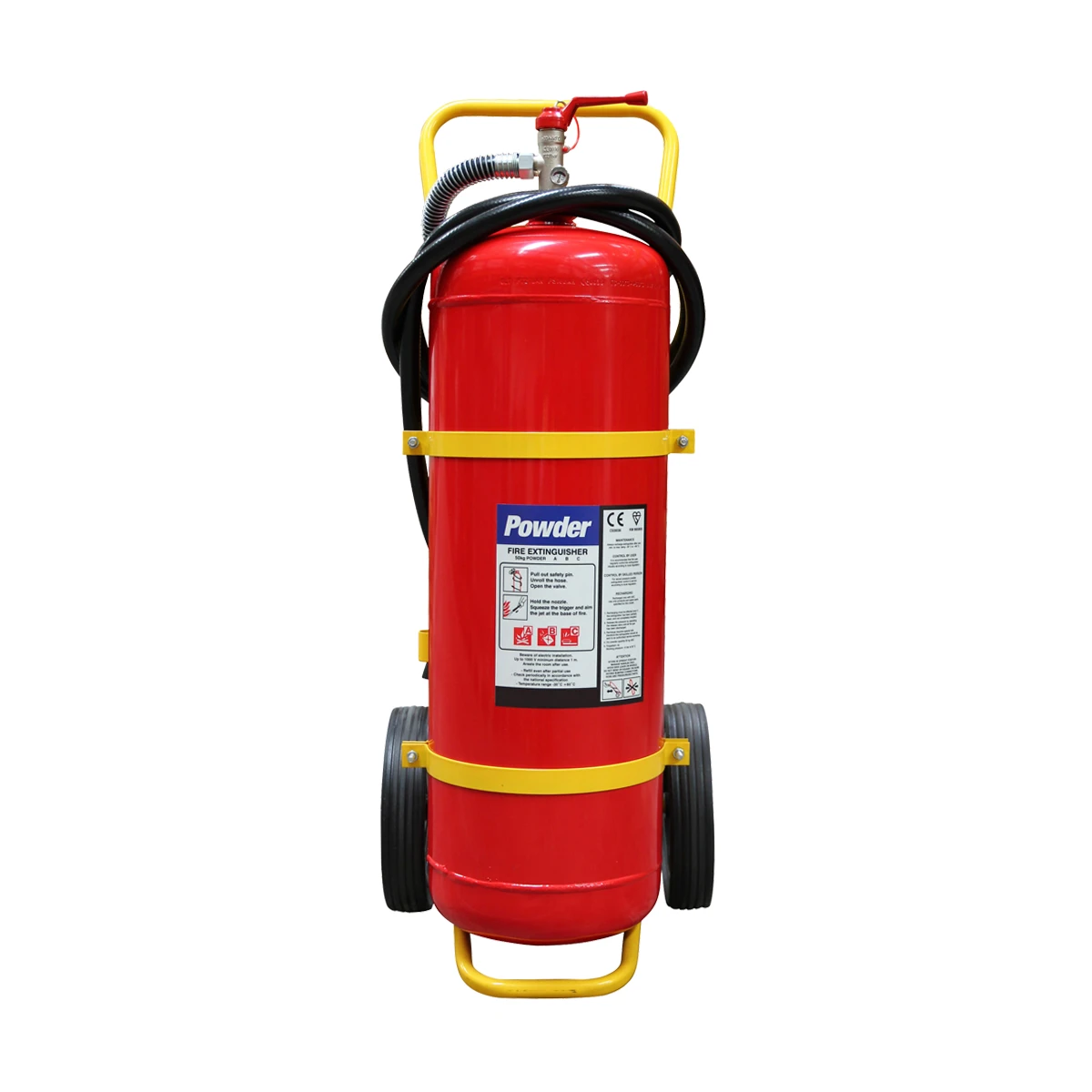 FireShield 50Kg Dry Powder Wheeled Fire Extinguisher-cards