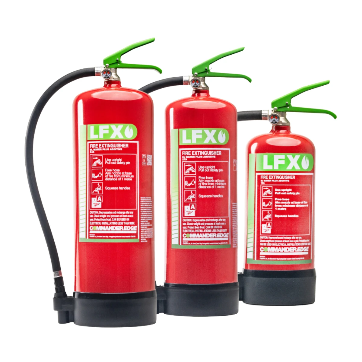 CommanderEDGE LFX Lithium-Ion Battery Fire Extinguisher-cards