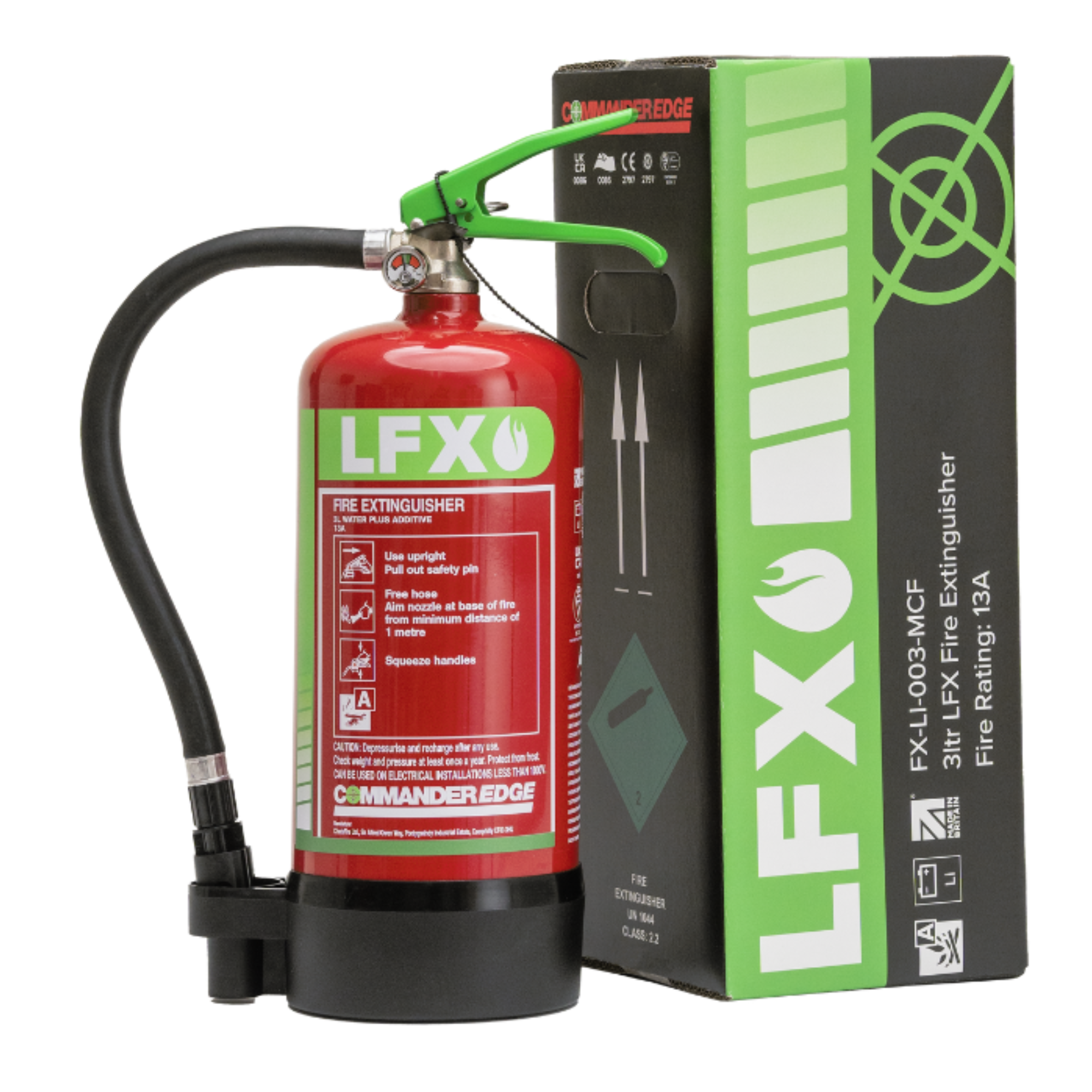 Lithium-Ion Battery Fire Extinguishers | 3ltr, 6ltr, 9ltr Options