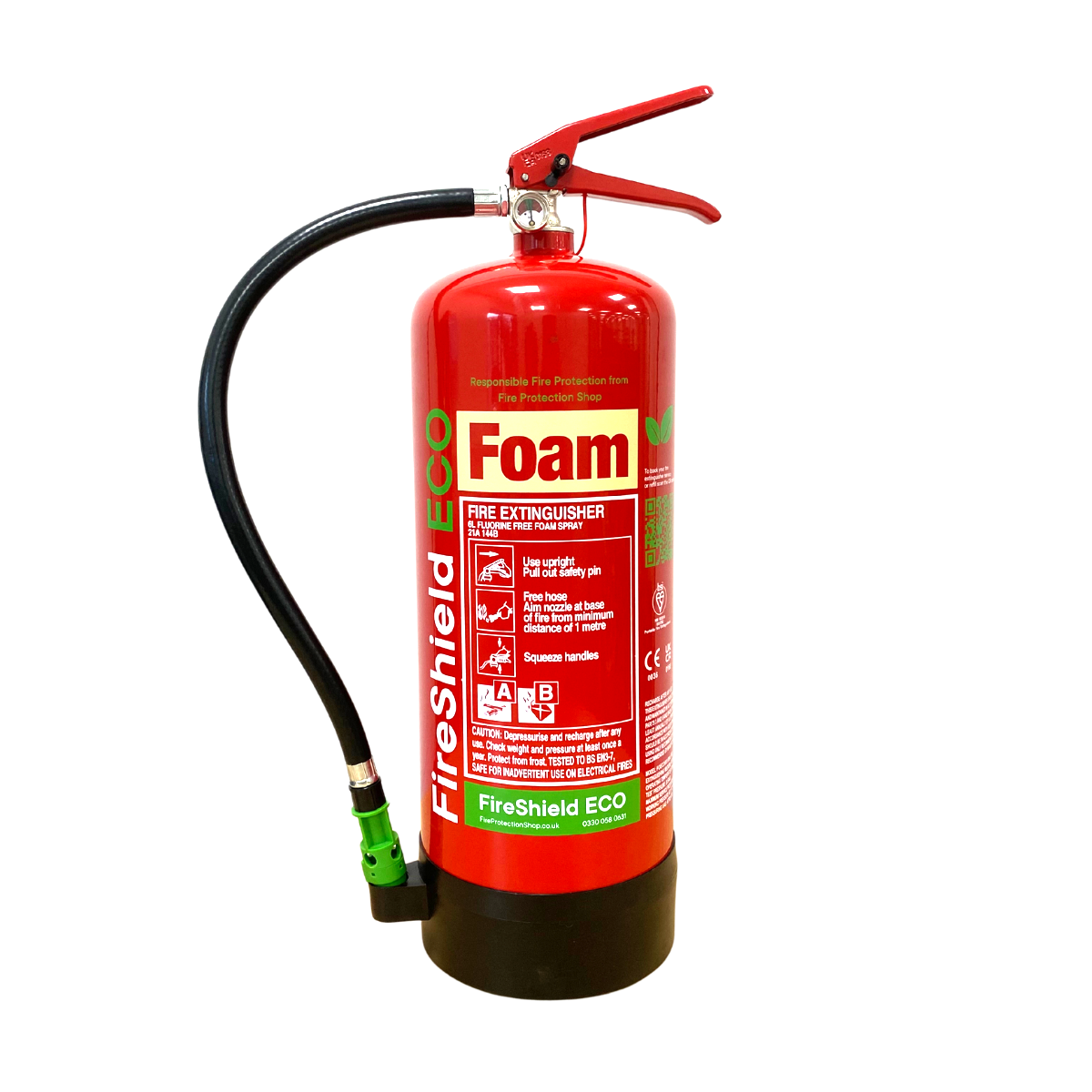 ECO Fluorine-free Foam 6ltr Fire Extinguisher