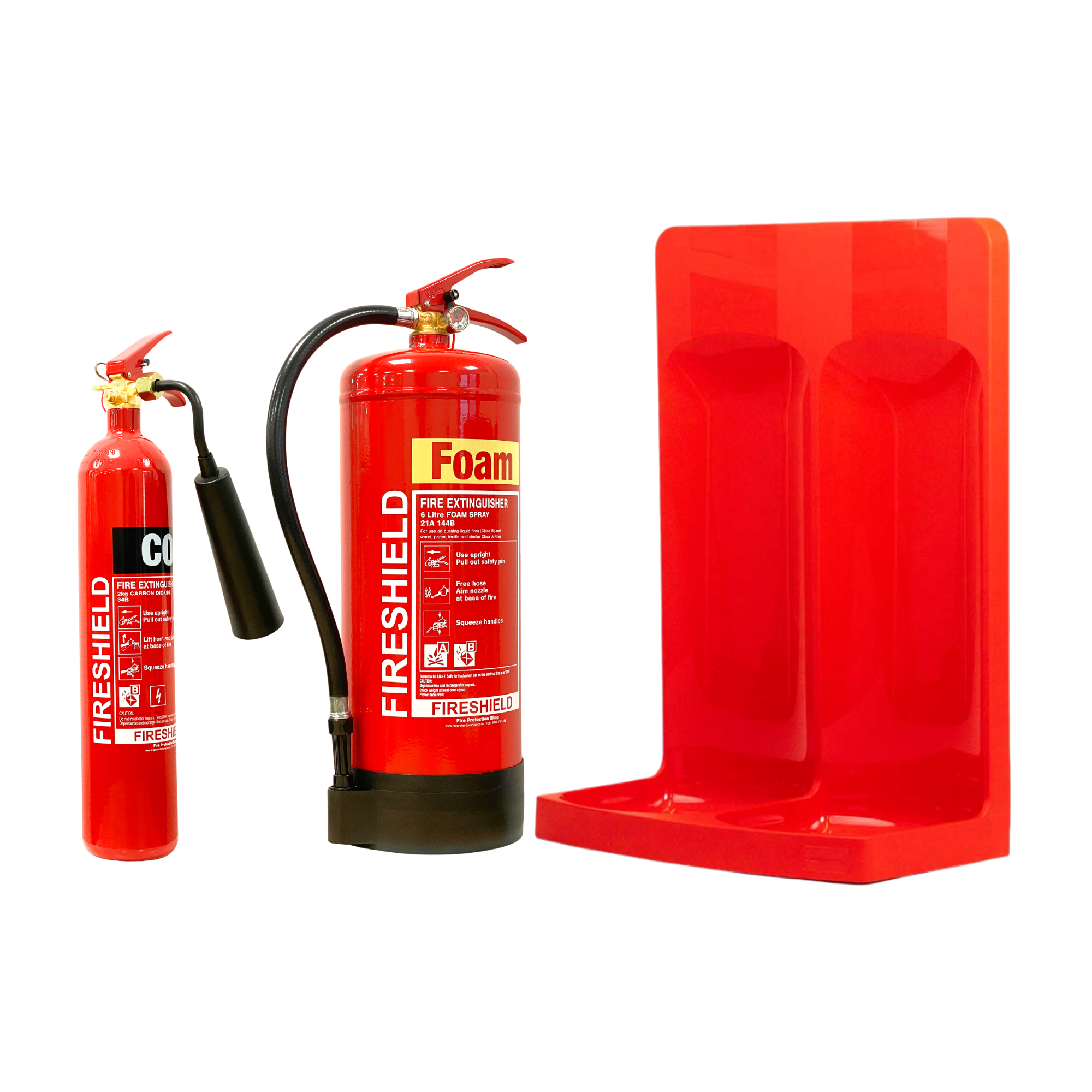 CO2, Foam Extinguisher & Double Stand