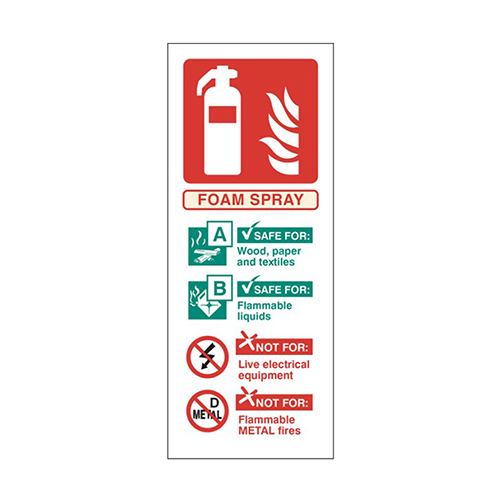 Foam Sign Self Adhesive